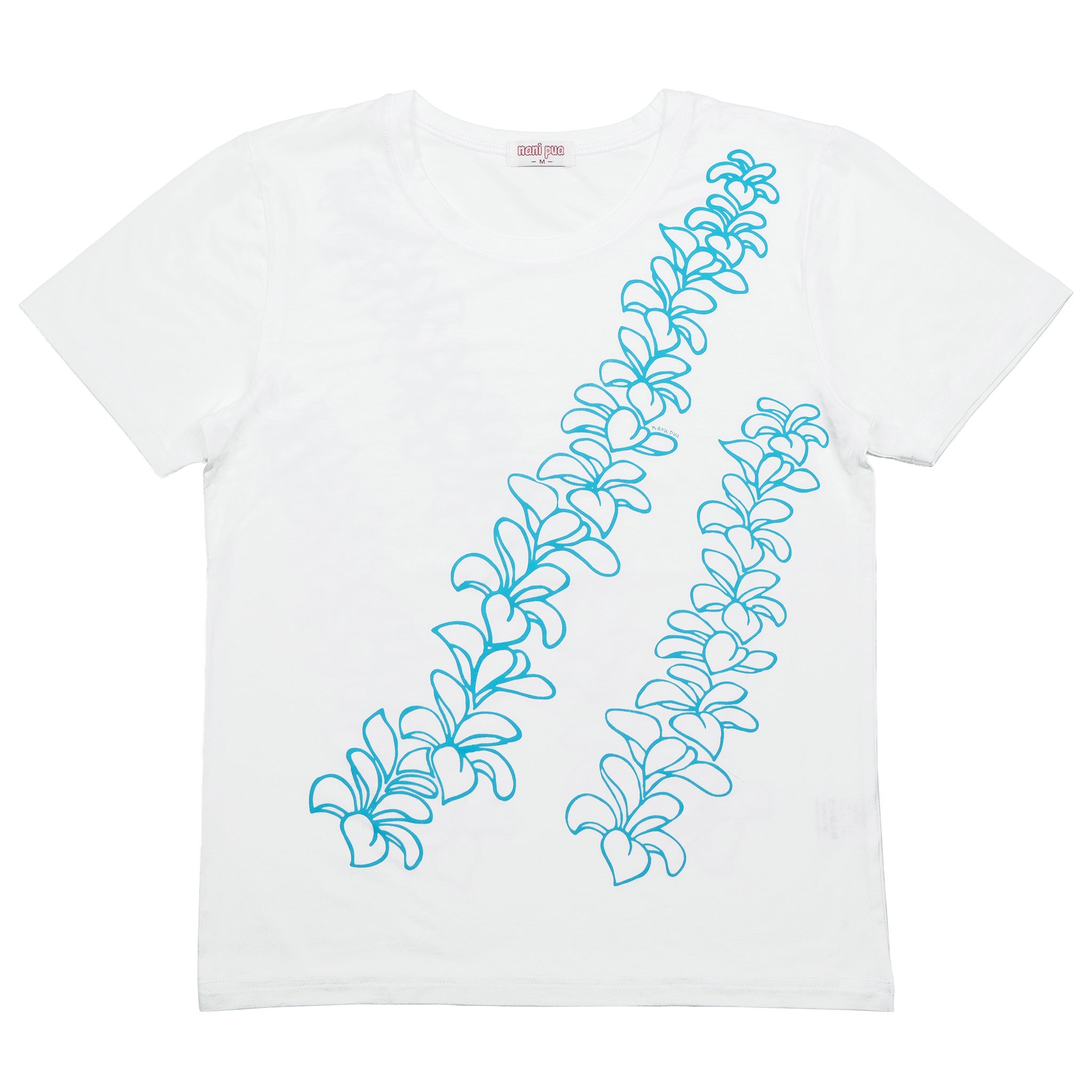 ナニプア 半袖Tシャツ プルメリアレイ