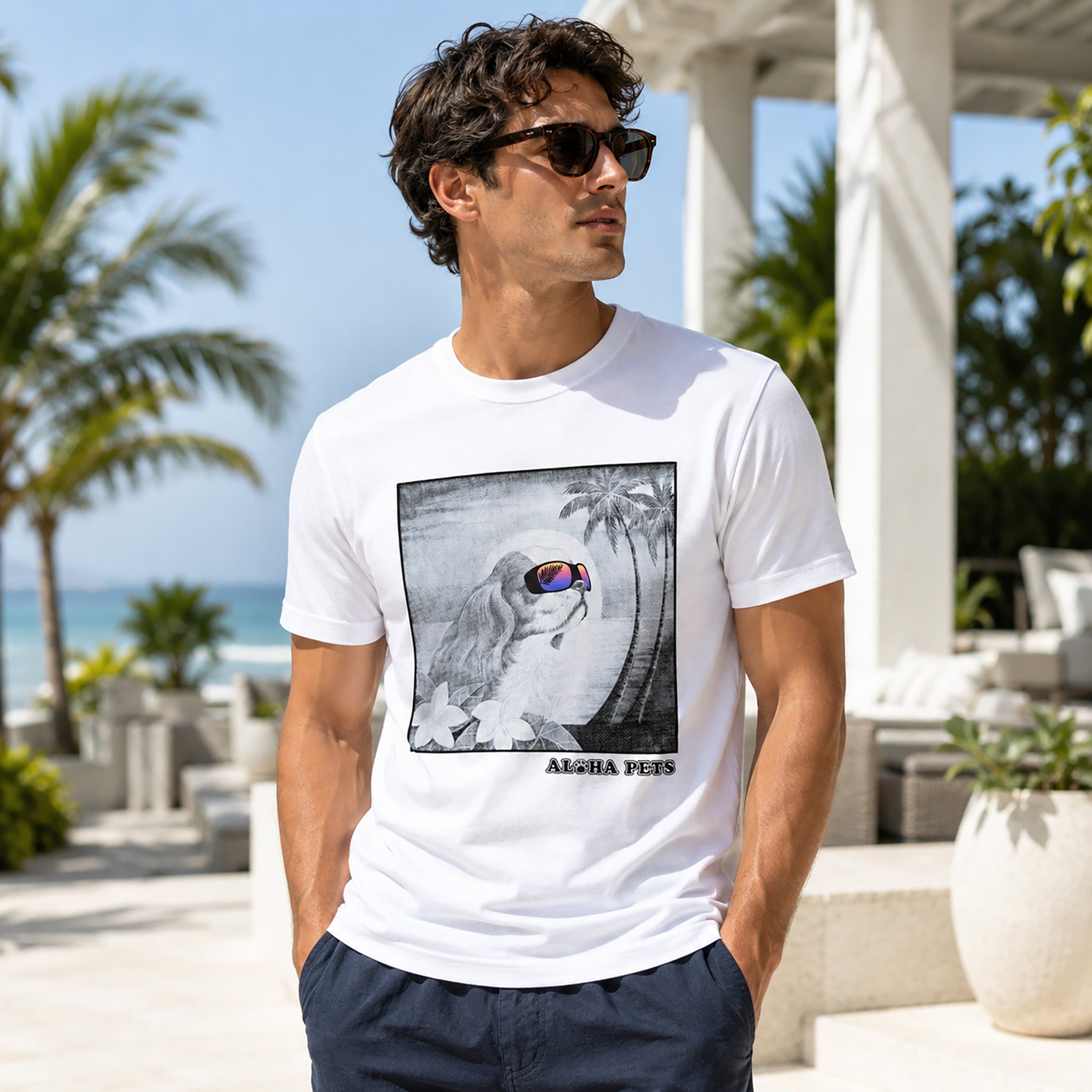 ALOHA PETS メンズ Tシャツ [AP-MTS-120]