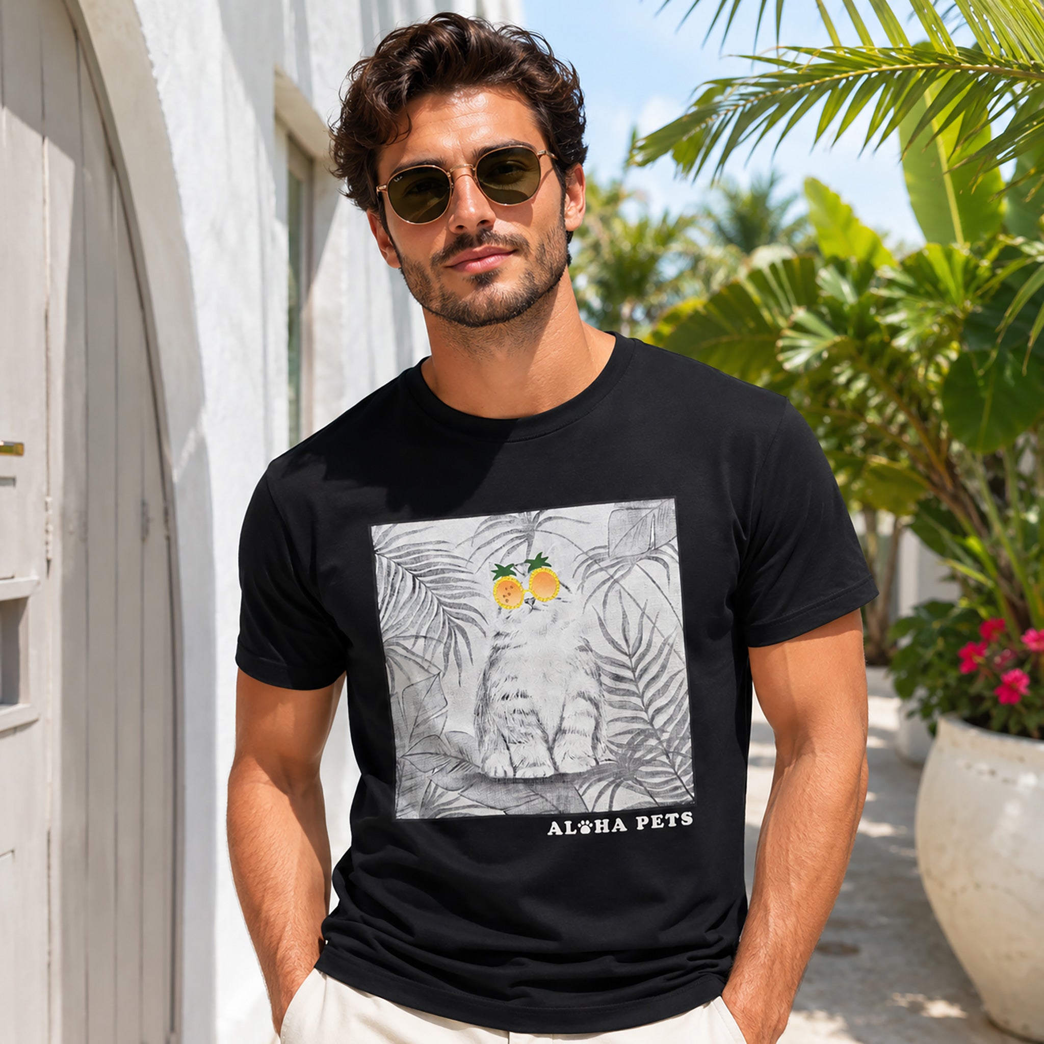 ALOHA PETS メンズ Tシャツ [AP-MTS-130]