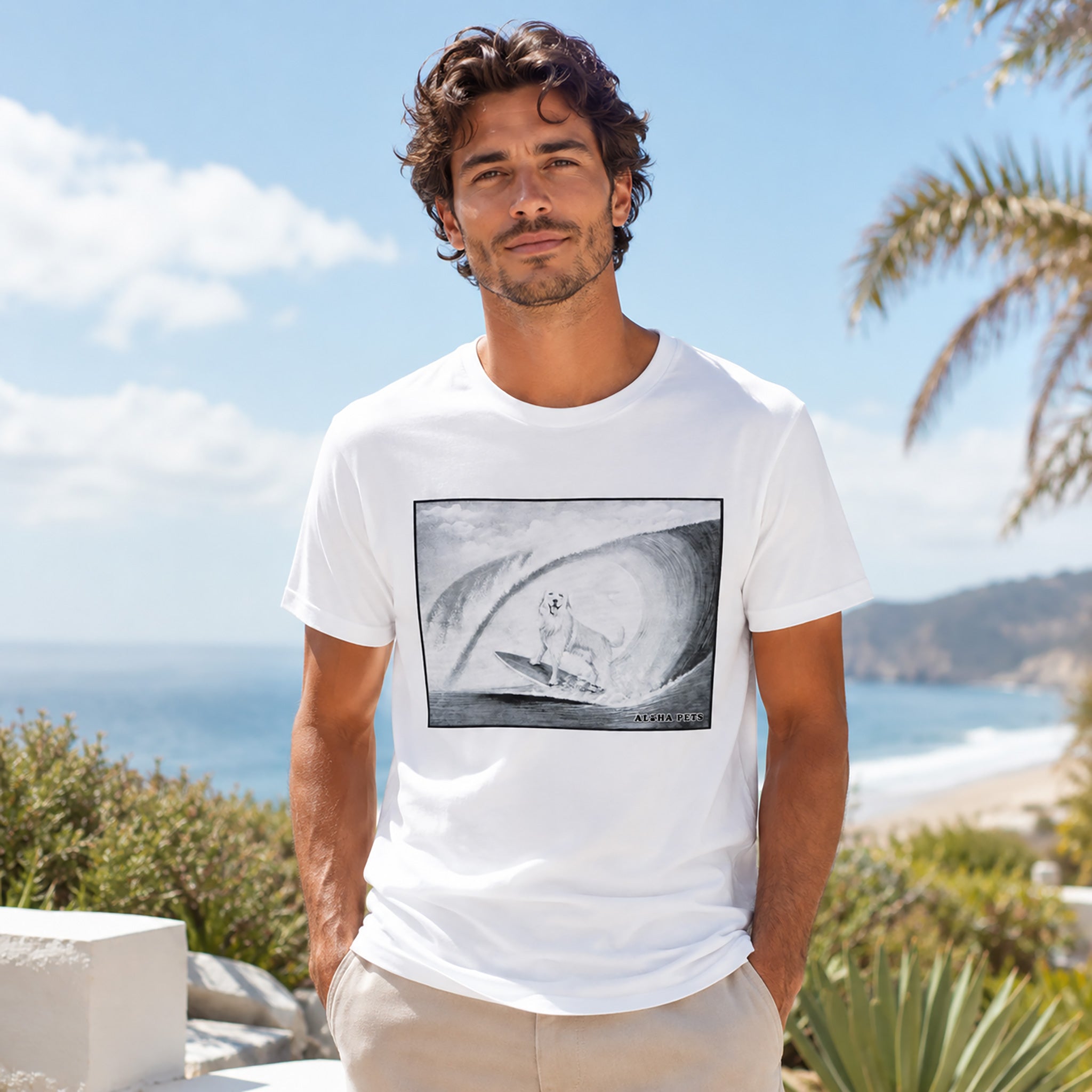 ALOHA PETS メンズ Tシャツ [AP-MTS-140]