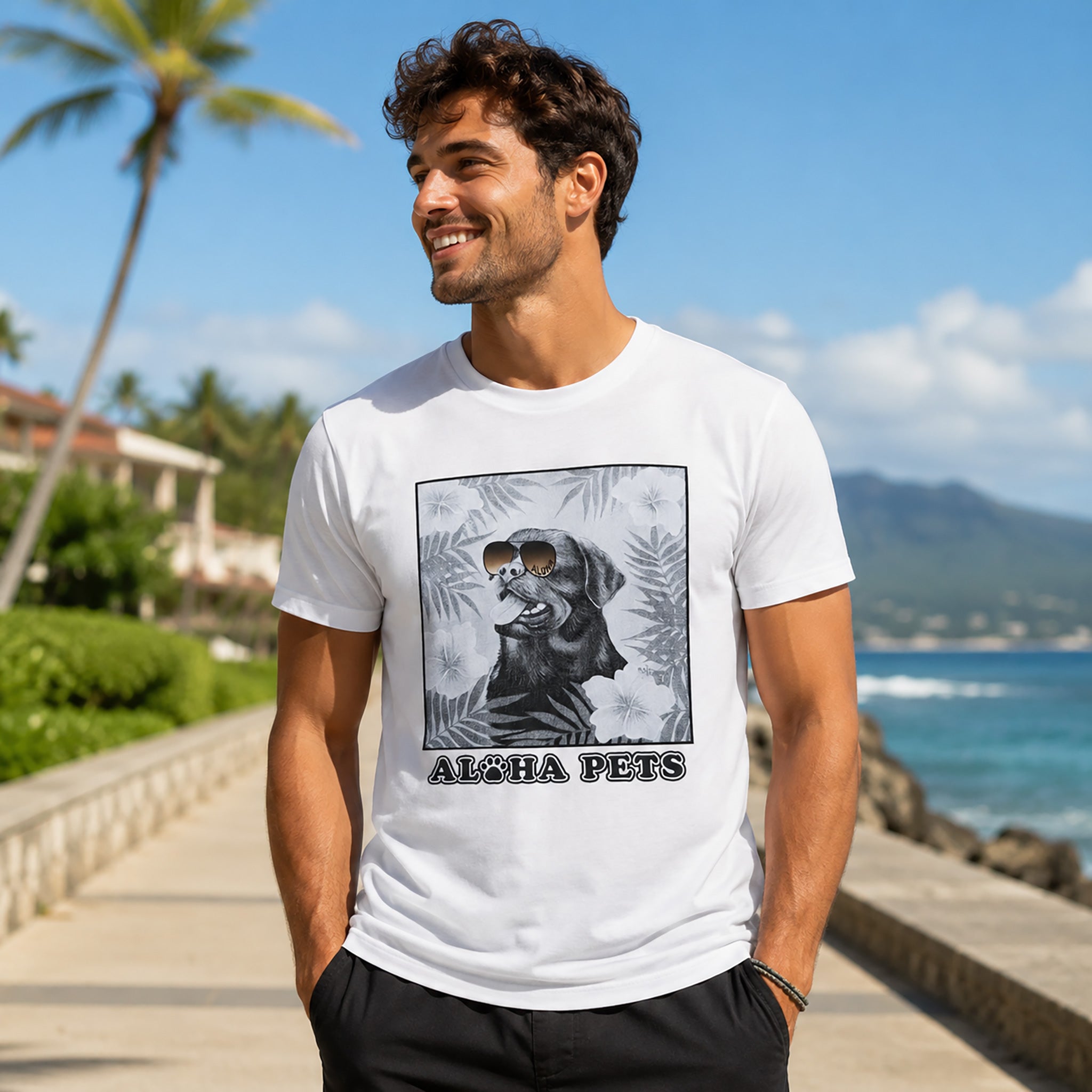 ALOHA PETS メンズ Tシャツ [AP-MTS-150]