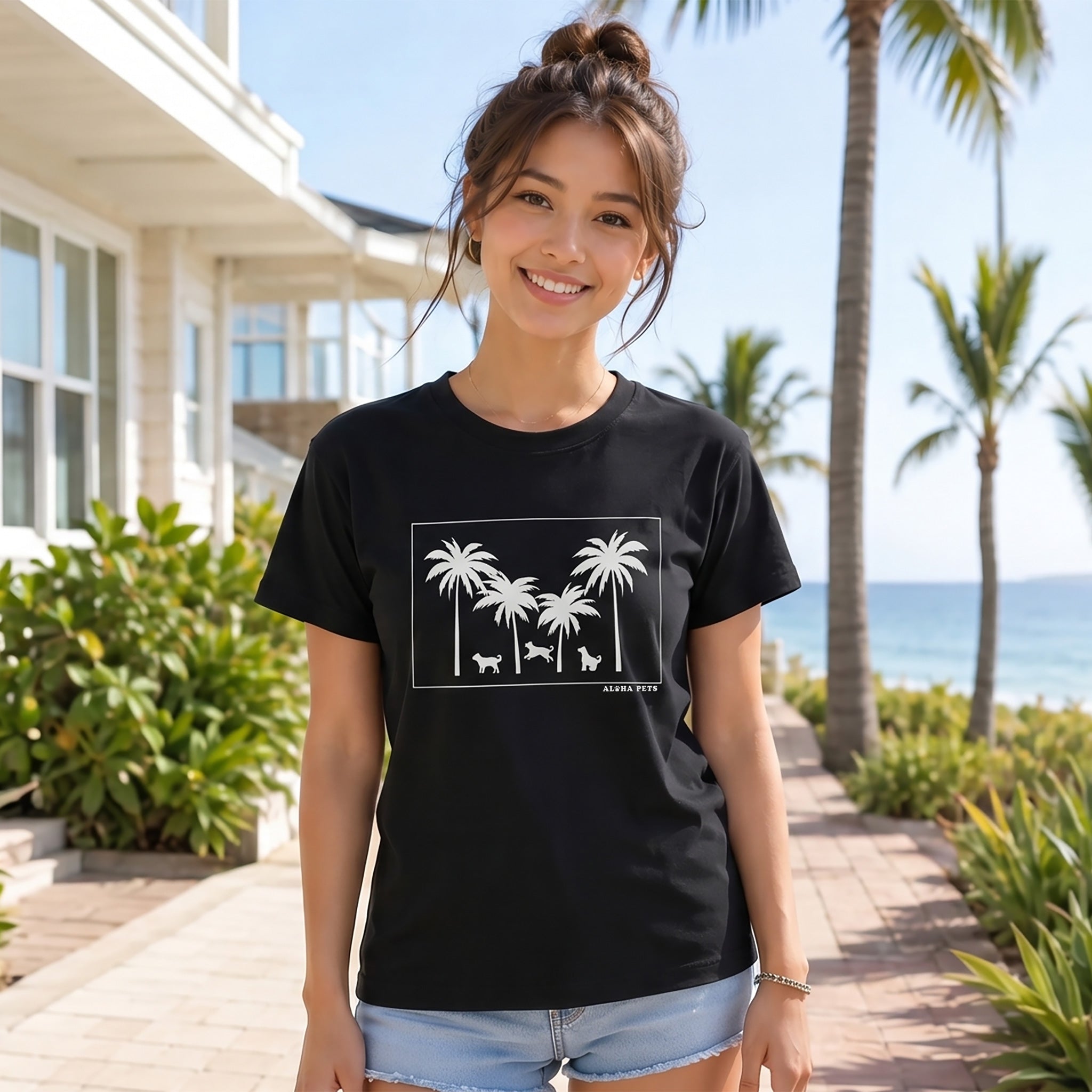ALOHA PETS ウィメンズ Tシャツ [AP-TS-100]
