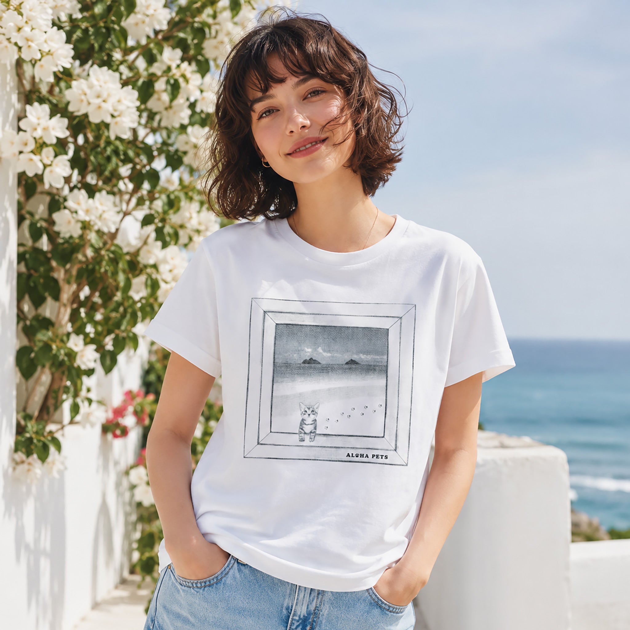 ALOHA PETS ウィメンズ Tシャツ [AP-TS-110]