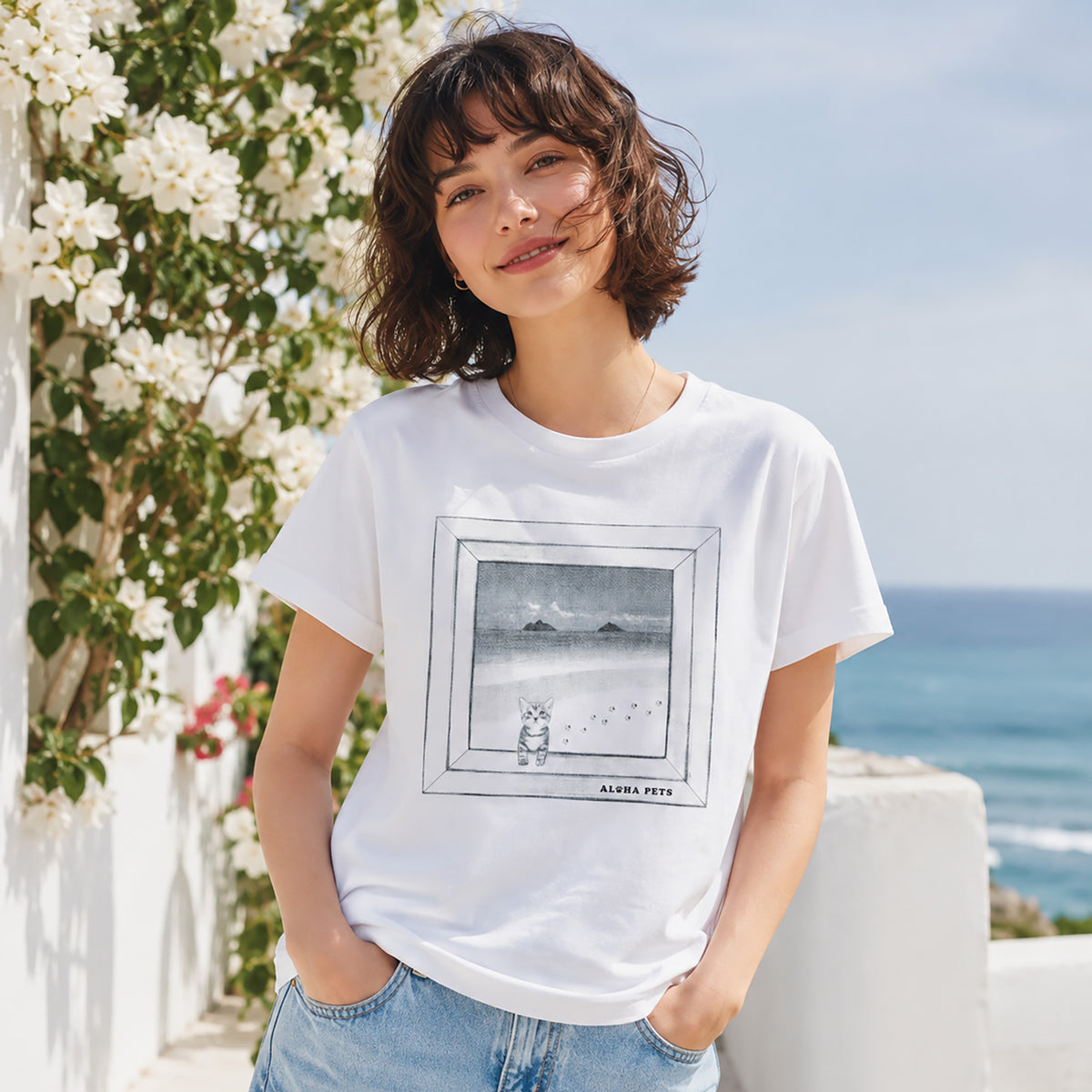 ALOHA PETS ウィメンズ Tシャツ [AP-TS-110]