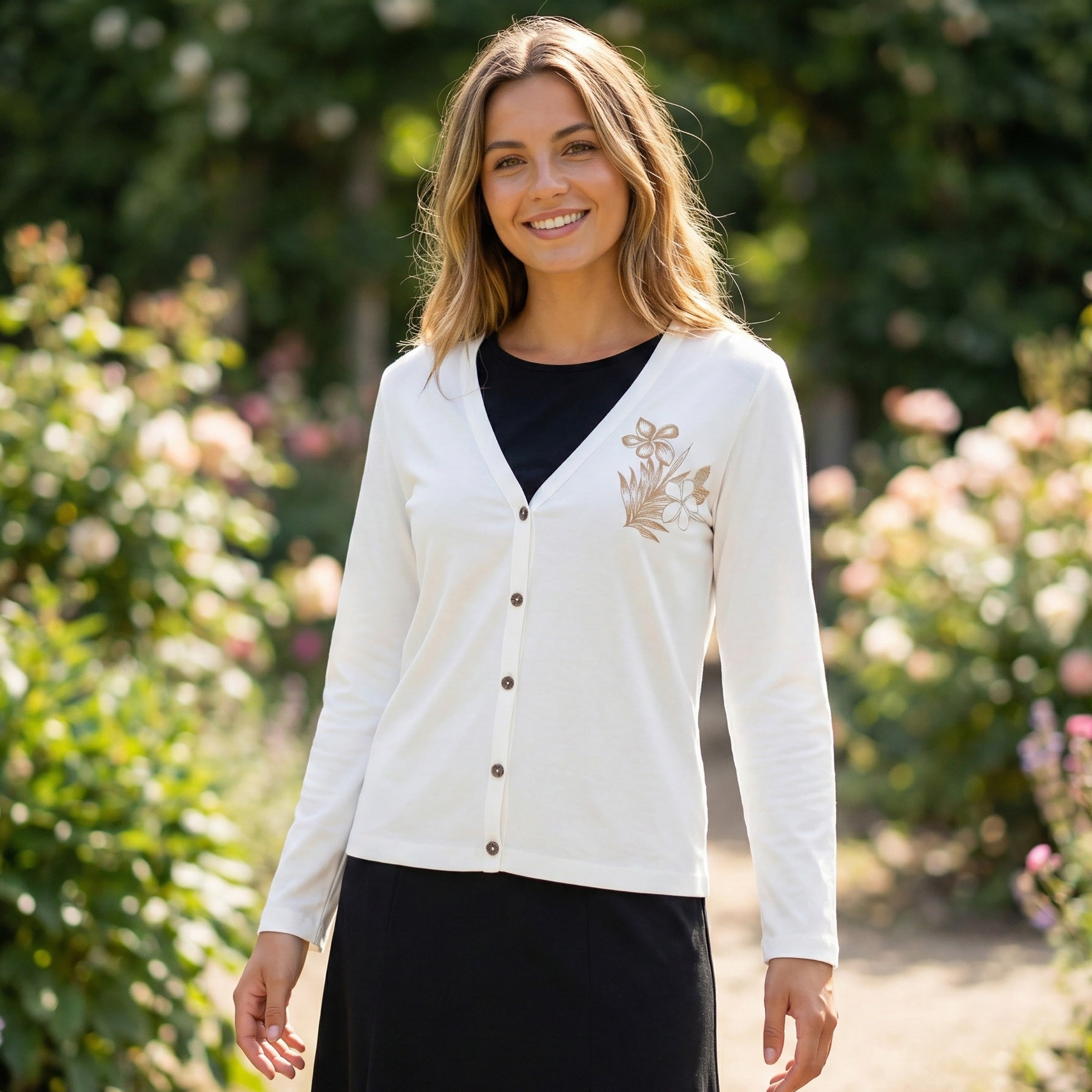 カーディガン プルメリア [CA-040]