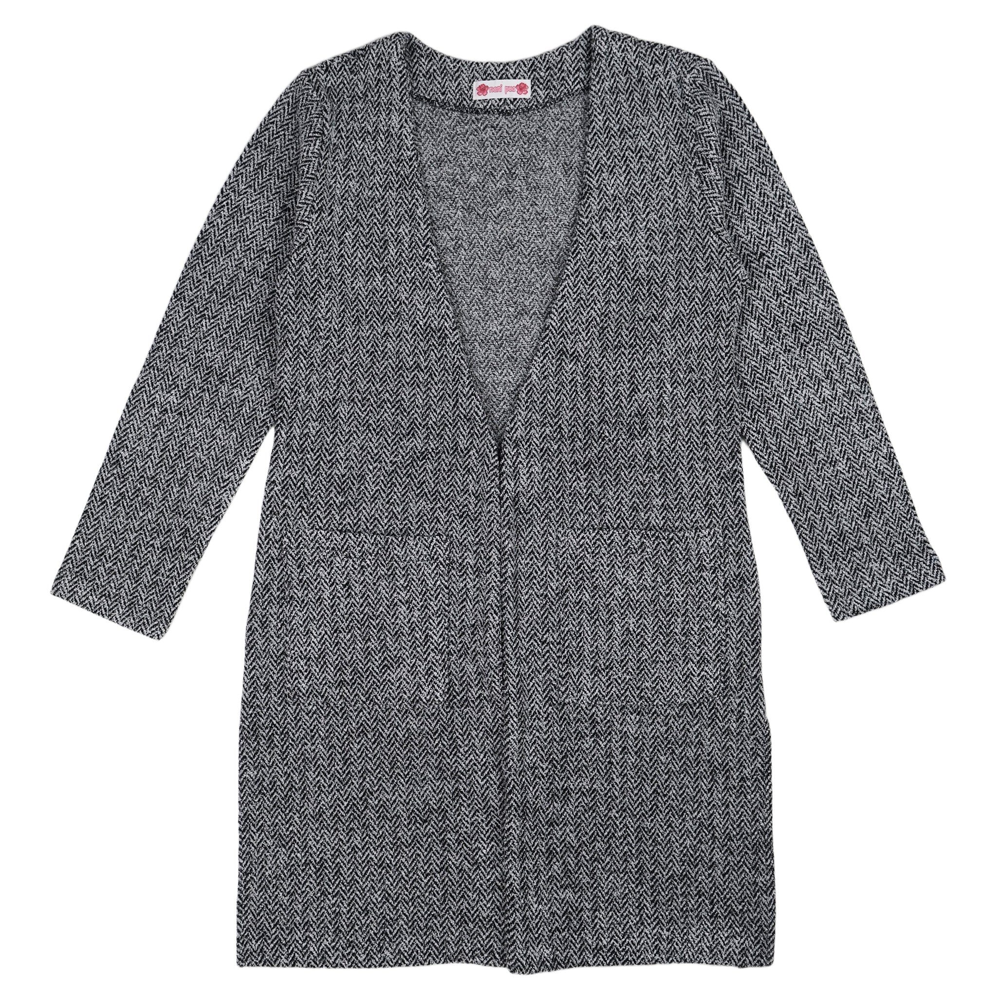 ロングカーディガン パイナップル キルト [CA-200]