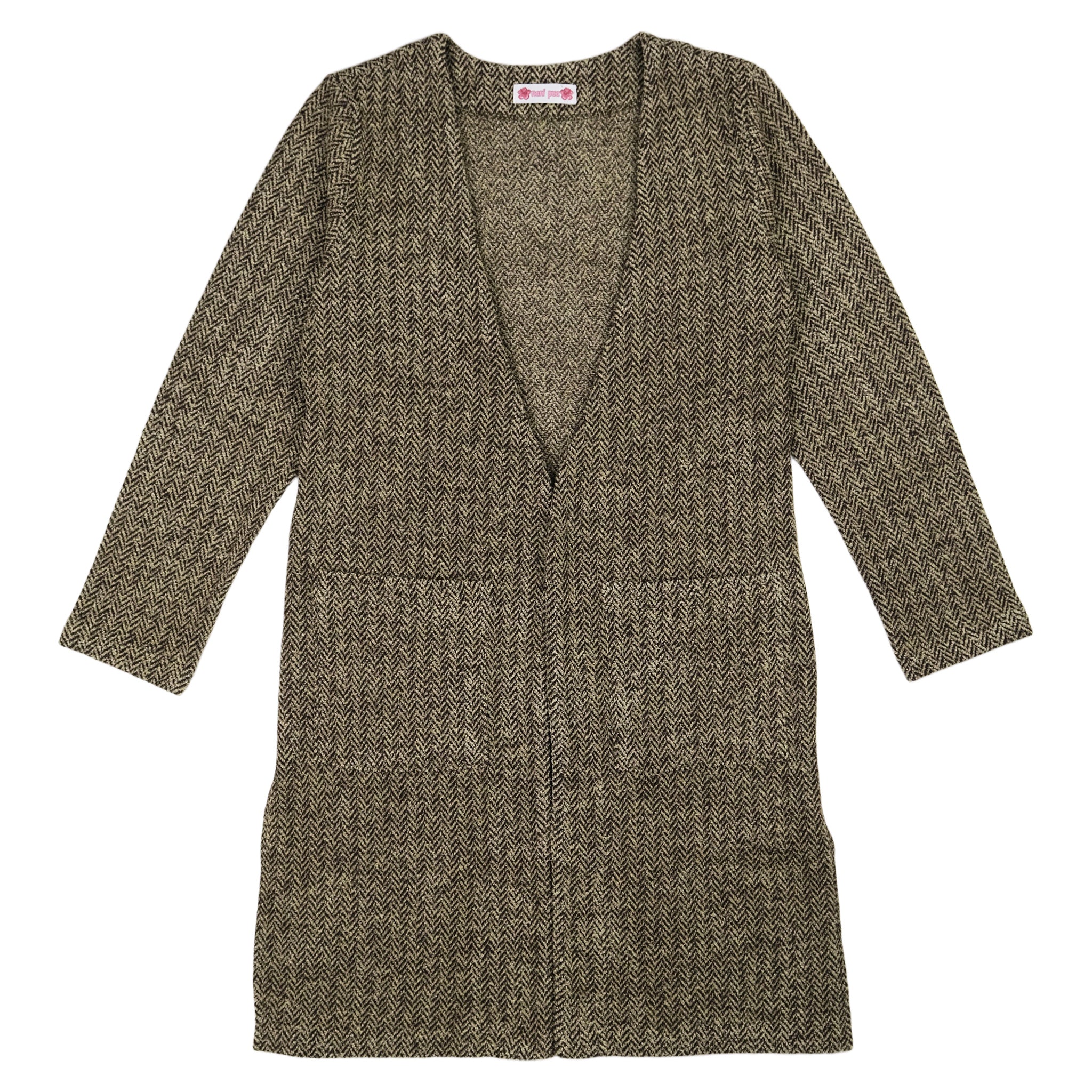 ロングカーディガン パイナップル キルト [CA-200]