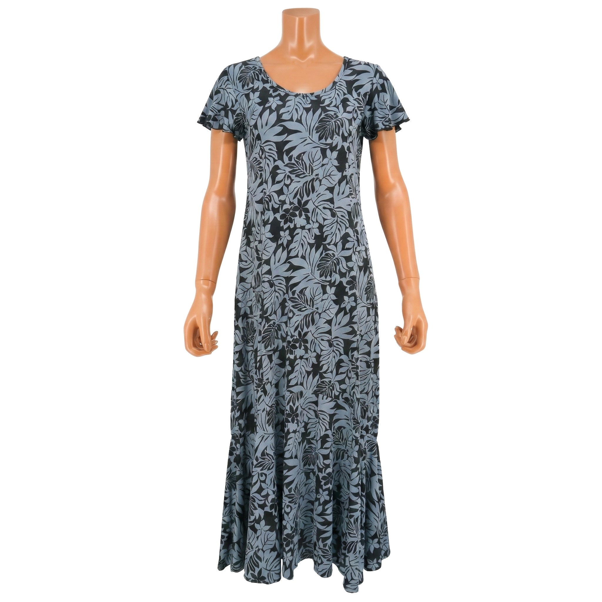 マーメイドラインドレス プルメリア&リーフ [DR-410]