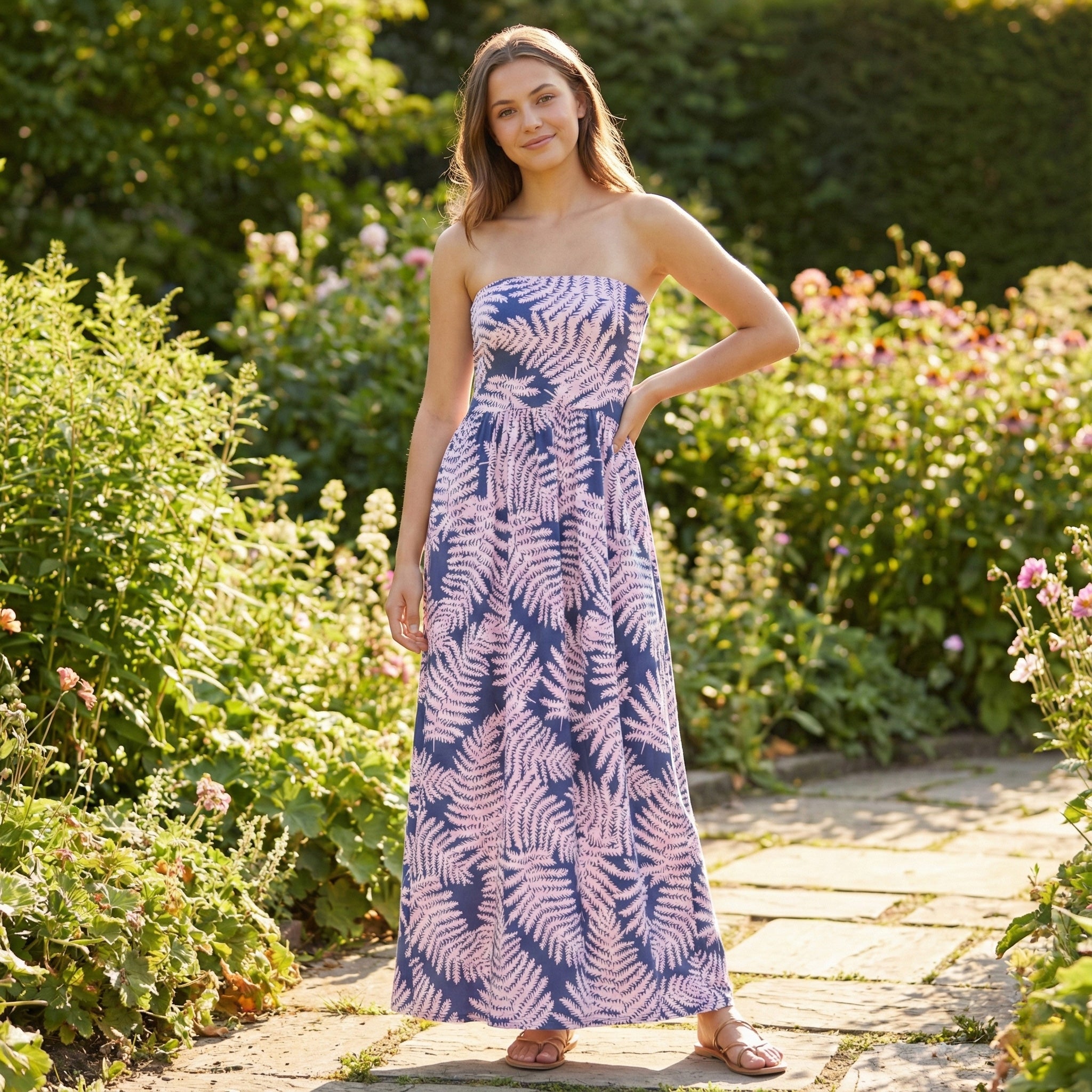 ベアトップワンピース