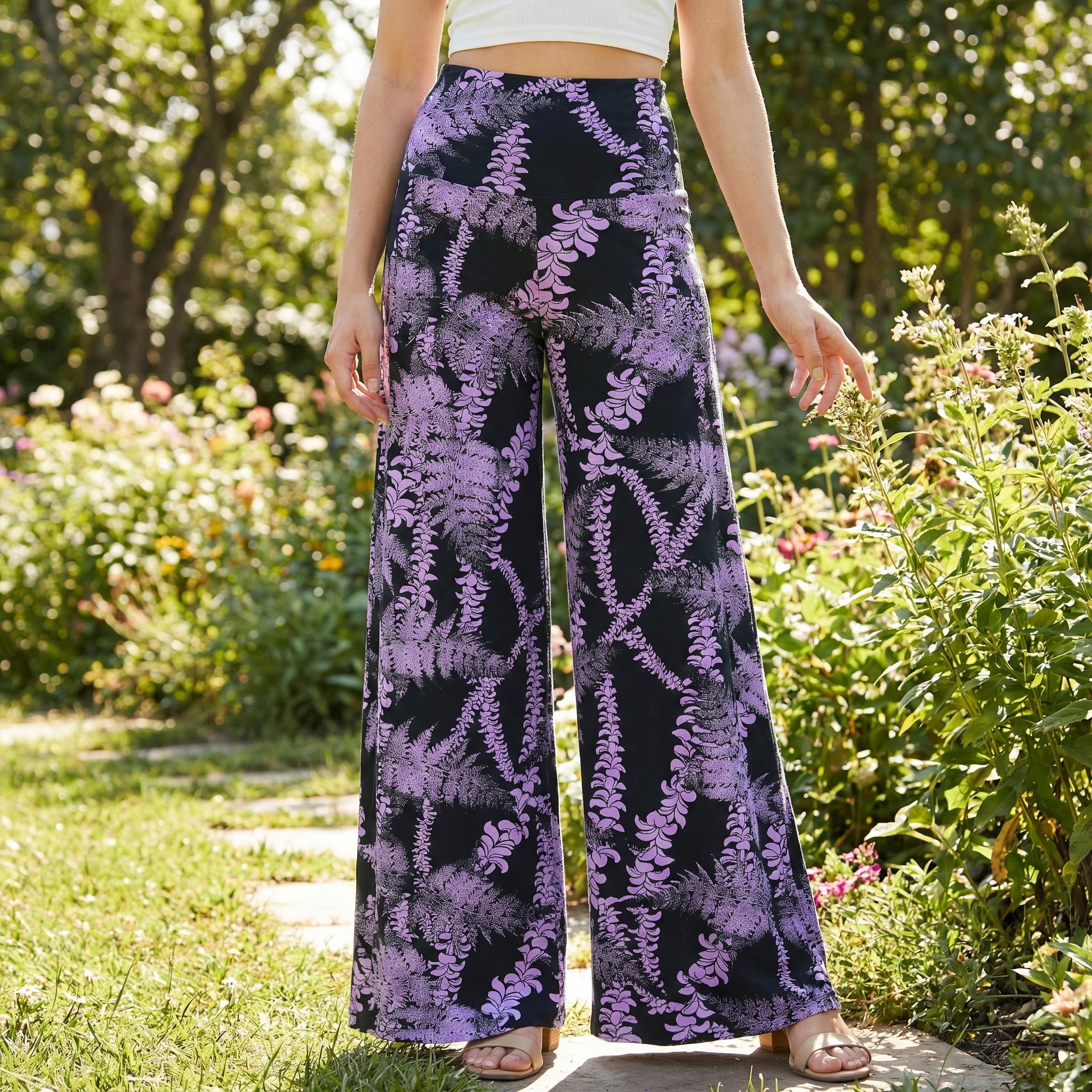 フレアレギンス ロングパンツ パラパライ [PA-4010]