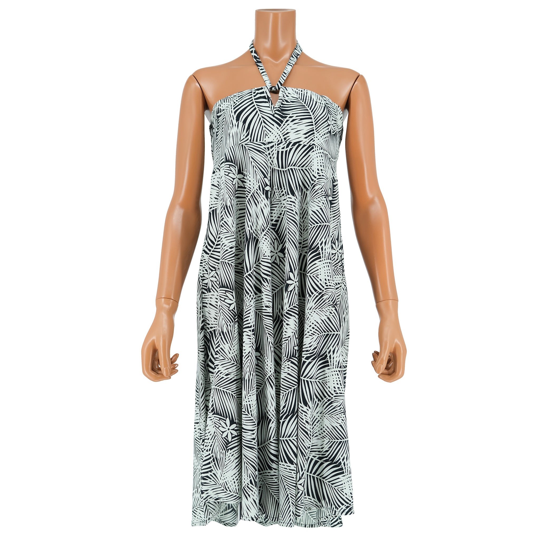 ナニプア 2WAYスカートワンピース パームリーフ&ティアレ