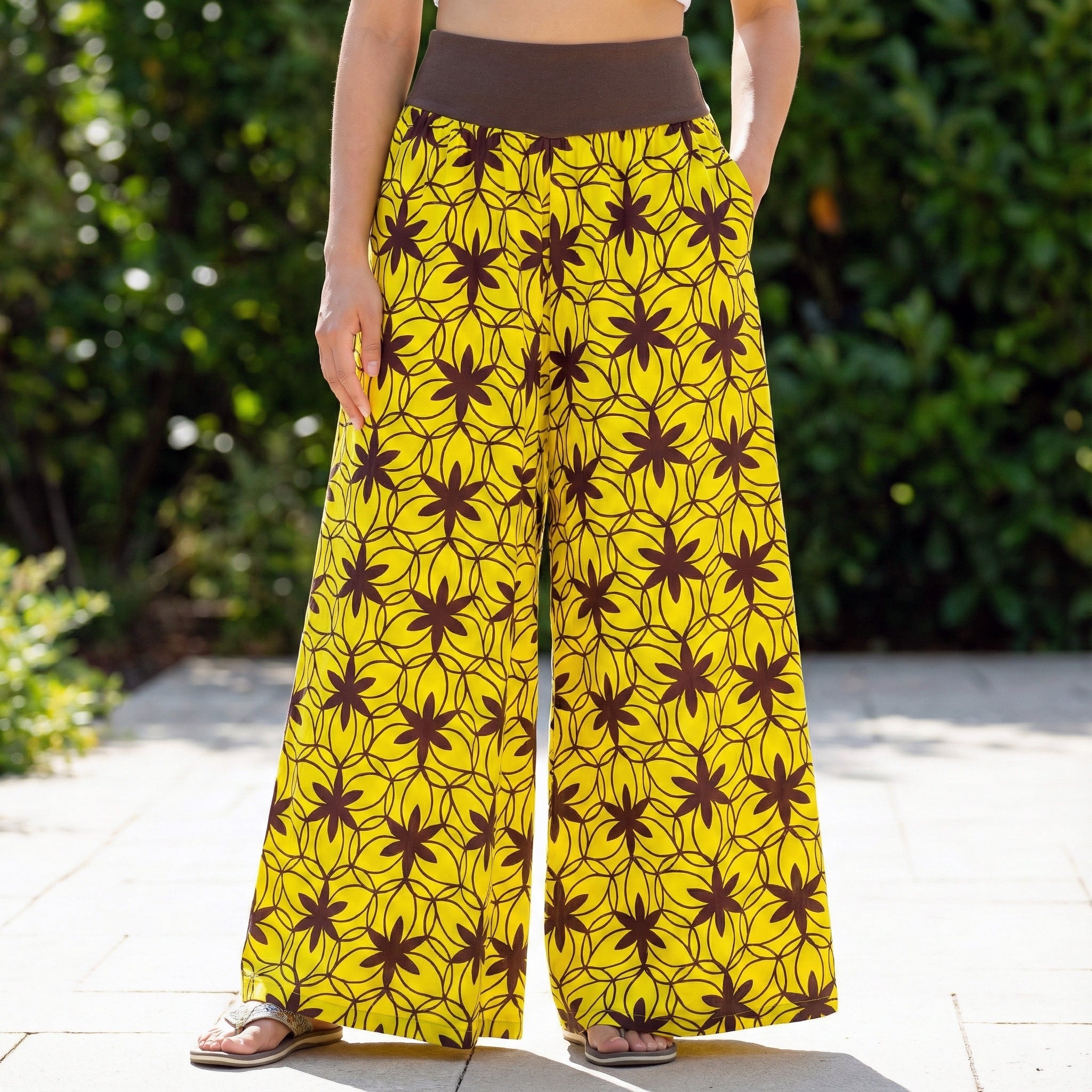 ワイドパンツ サークルティアレ [SK-3350]