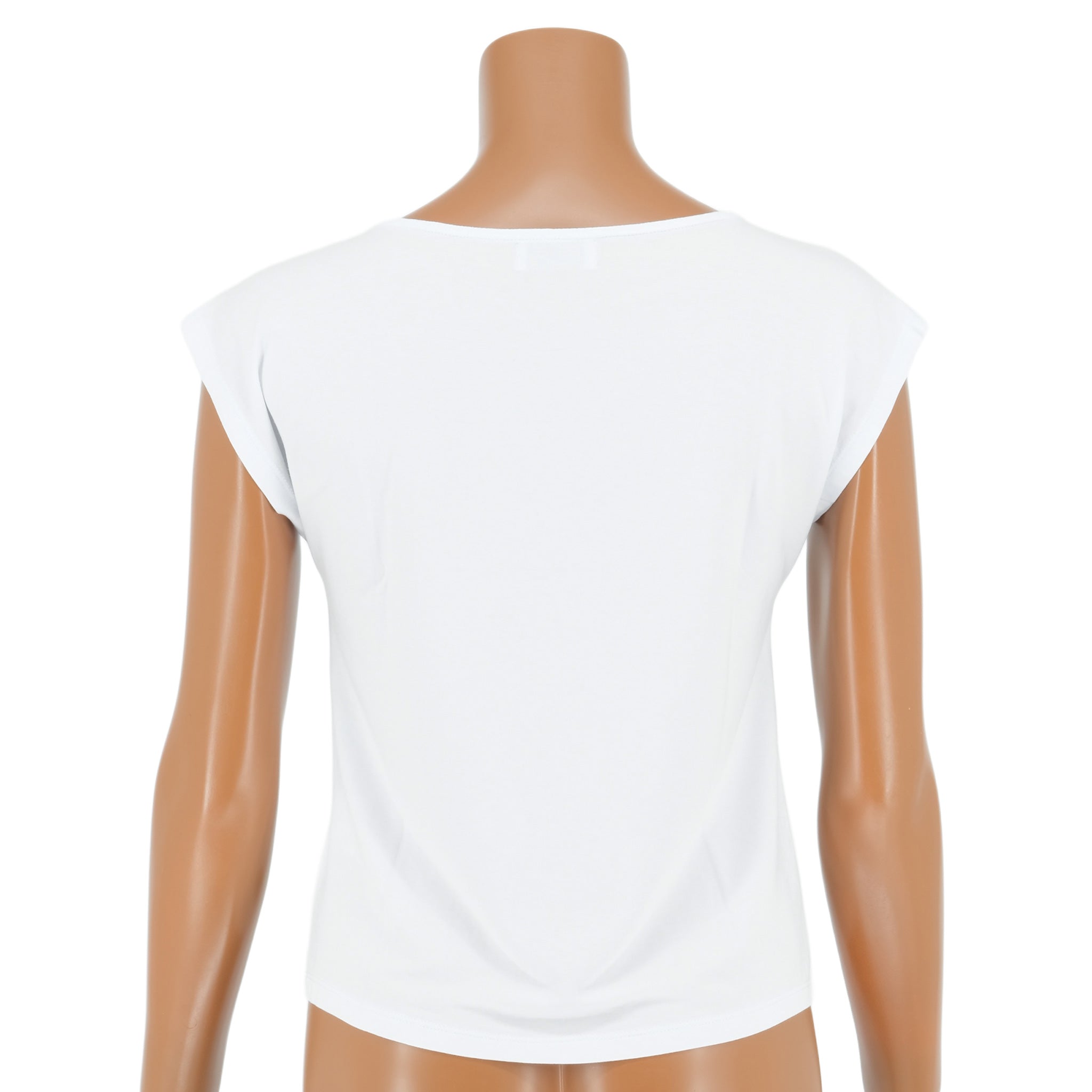 French Sleeve T-shirt Embroidered Plumeria [SST-030] 