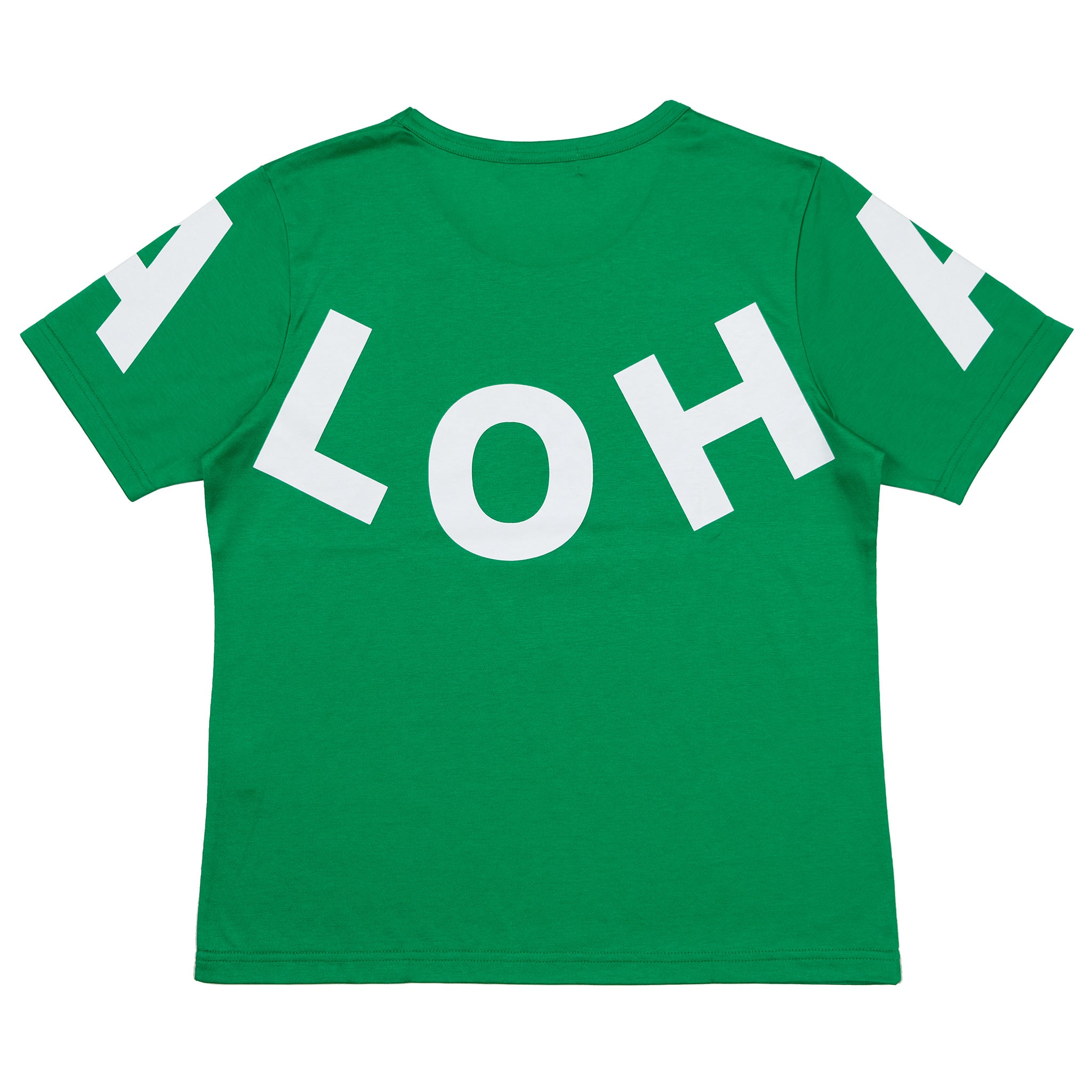 ポルノロゴ Tシャツ 緑 ナニプア 半袖Tシャツ ALOHA