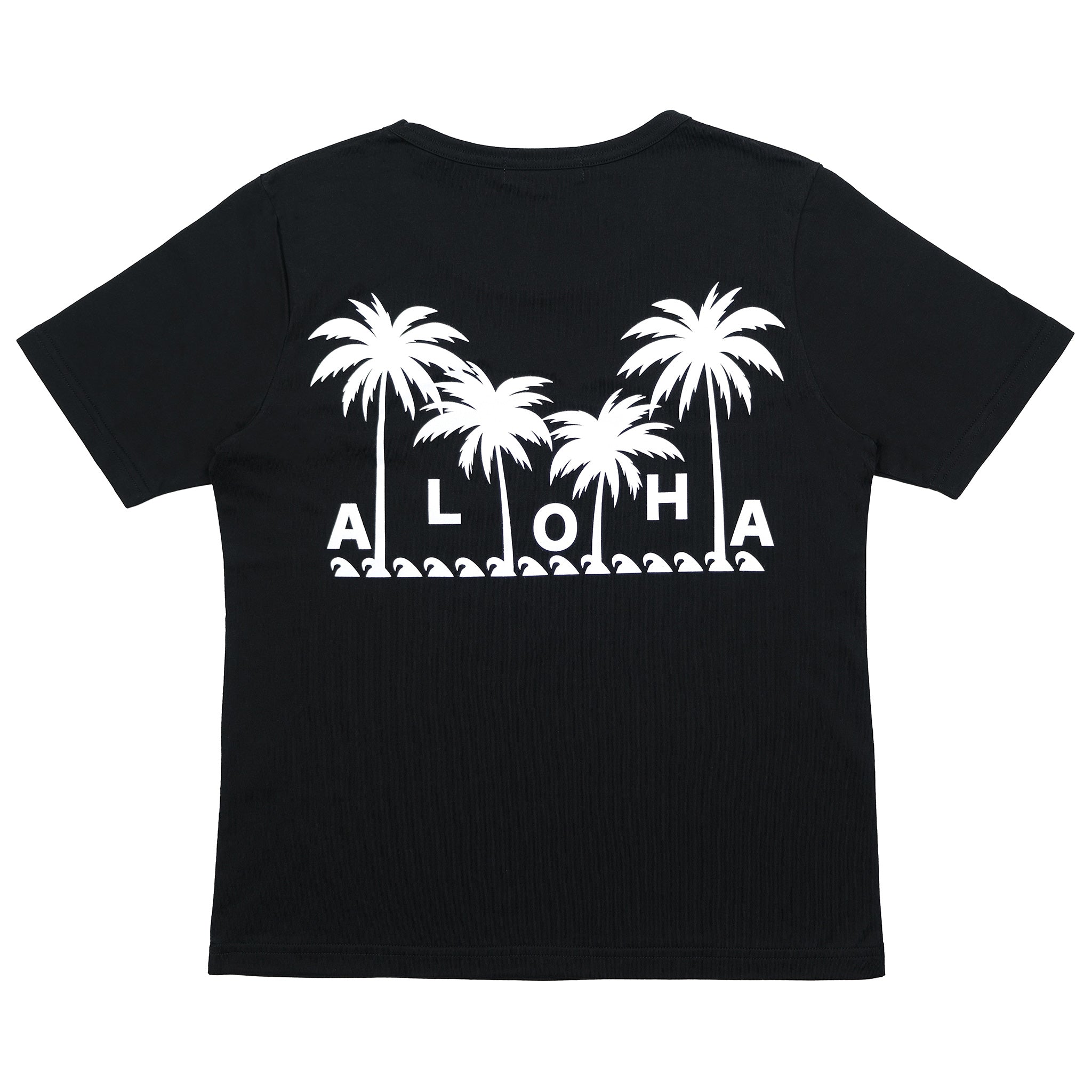 ナニプア 半袖Tシャツ ALOHA パームツリー