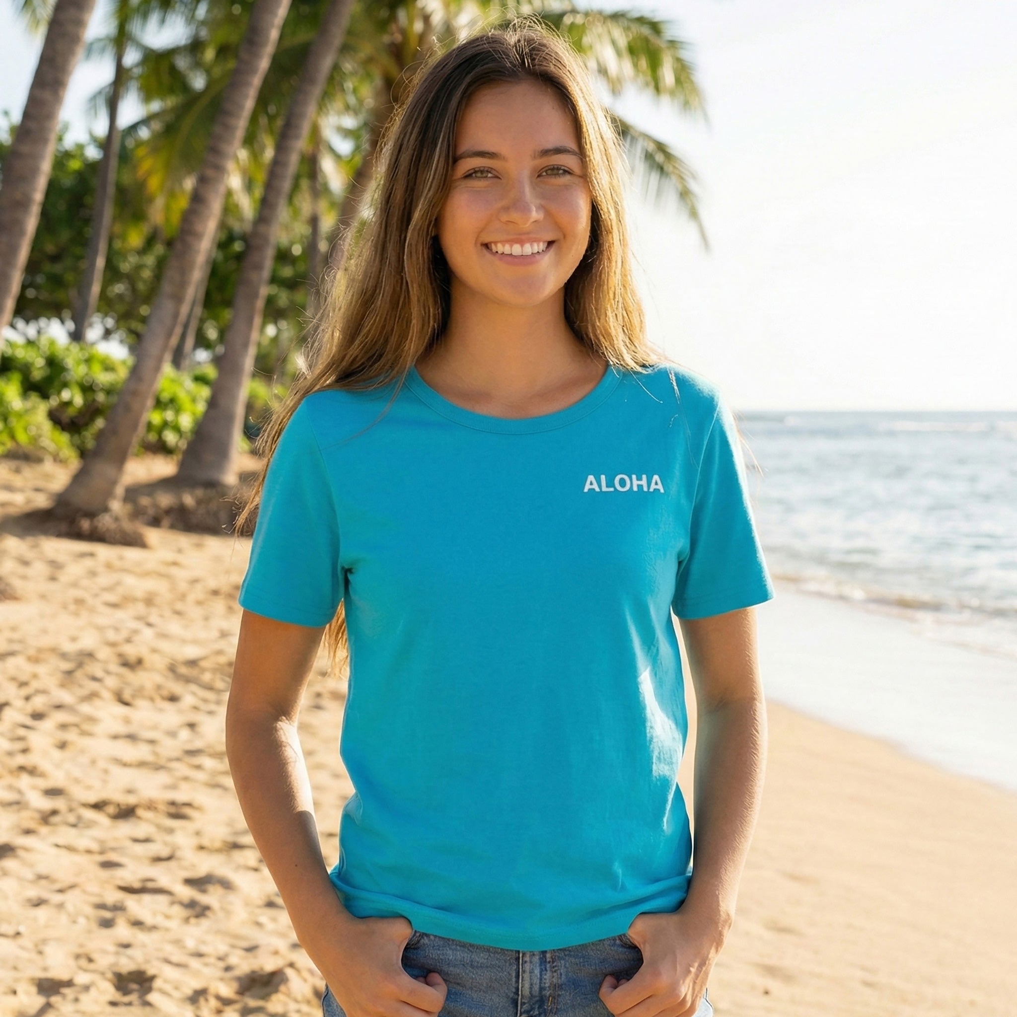 半袖Tシャツ ALOHA パームツリー [TS-1210]