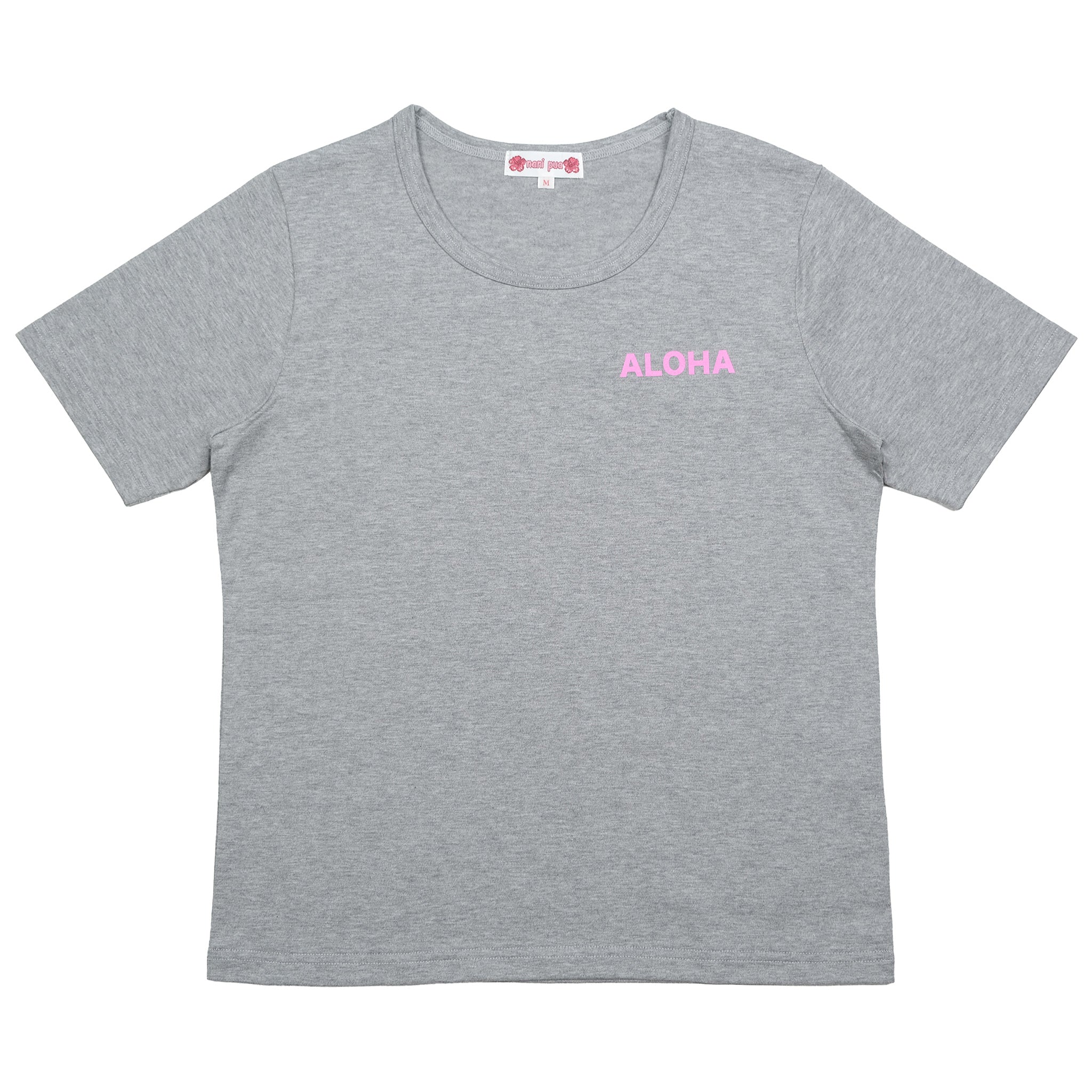 ナニプア 半袖Tシャツ ALOHA パームツリー