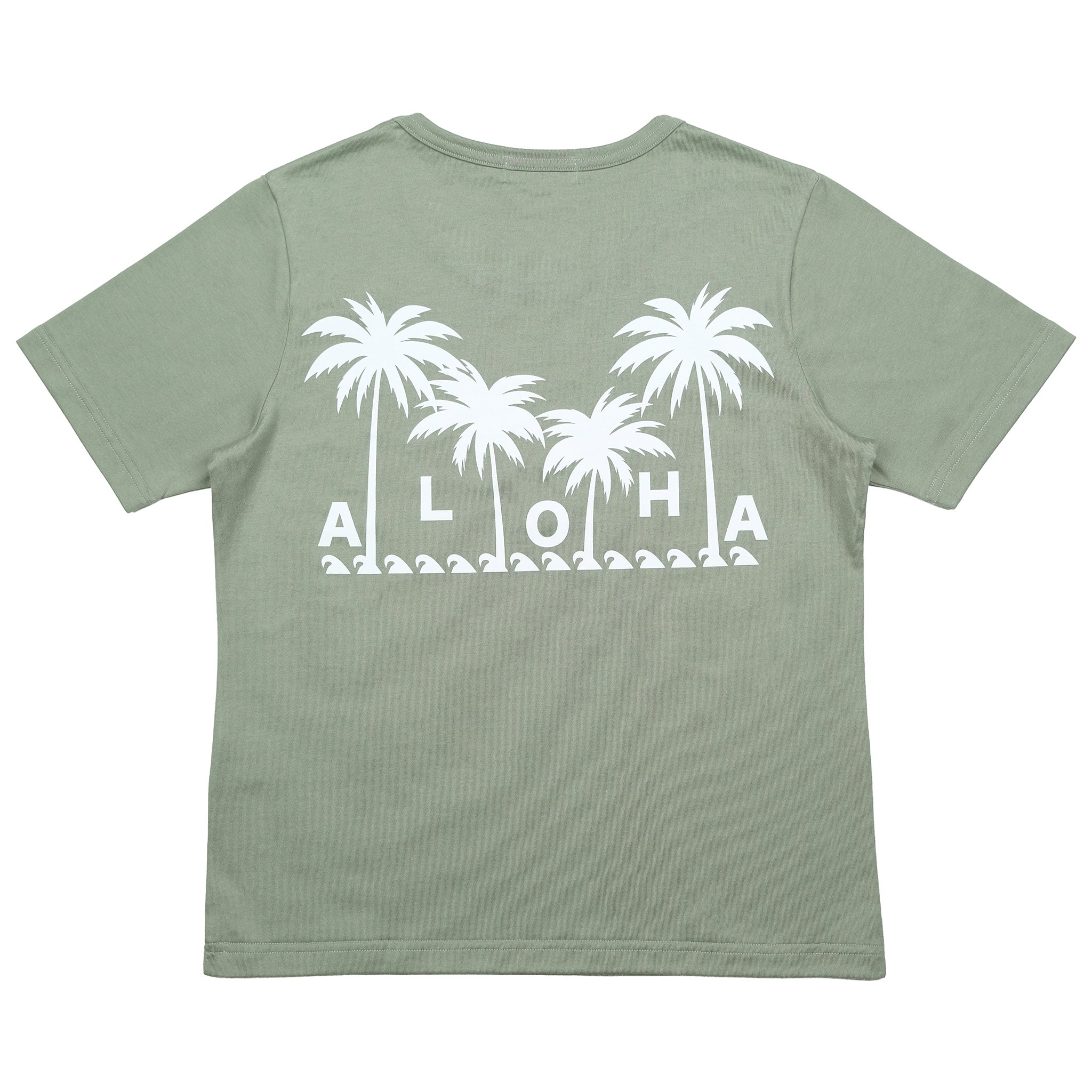 ナニプア 半袖Tシャツ ALOHA パームツリー