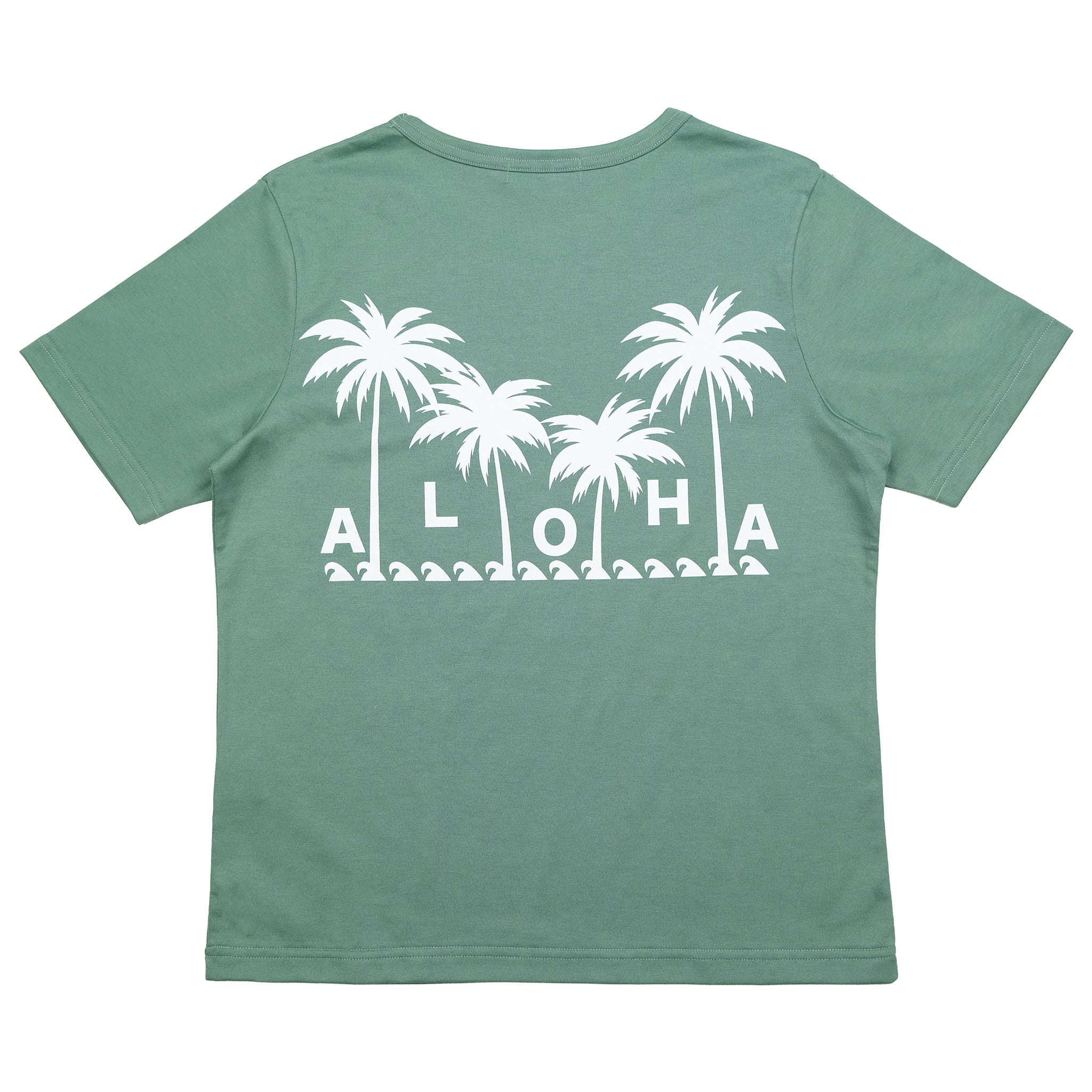 ナニプア 半袖Tシャツ ALOHA パームツリー