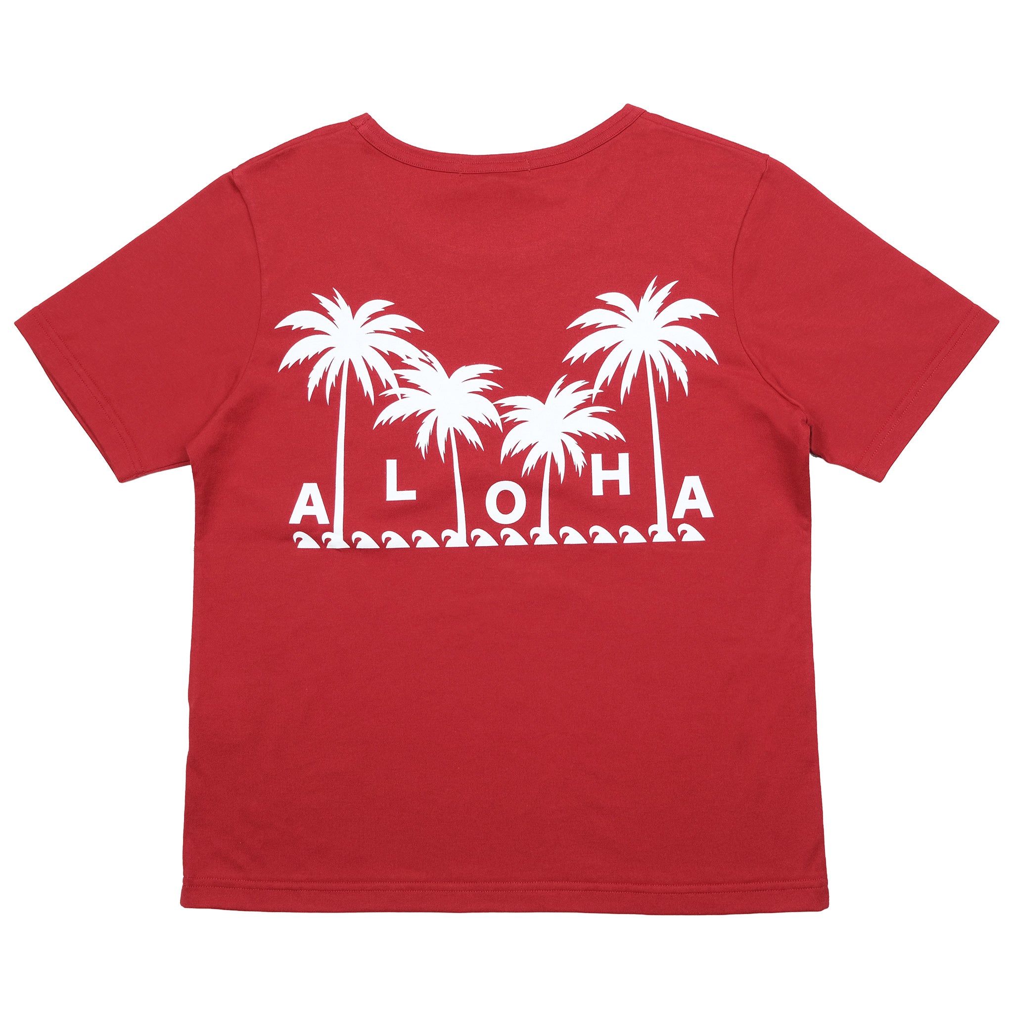 ナニプア 半袖Tシャツ ALOHA パームツリー
