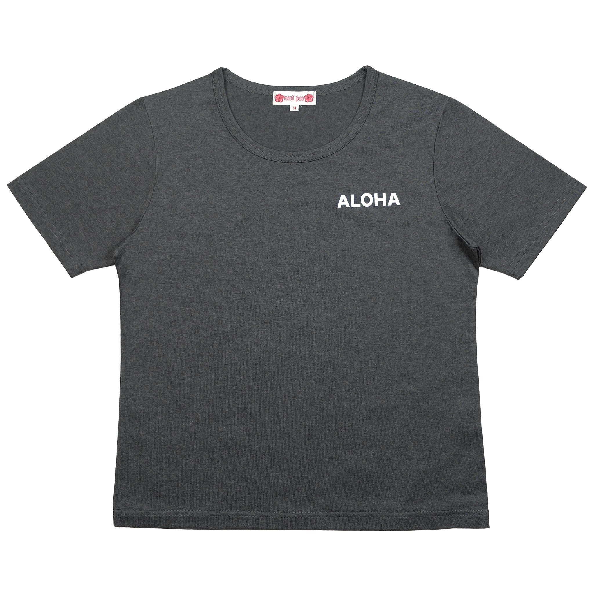 ナニプア 半袖Tシャツ ALOHA パームツリー