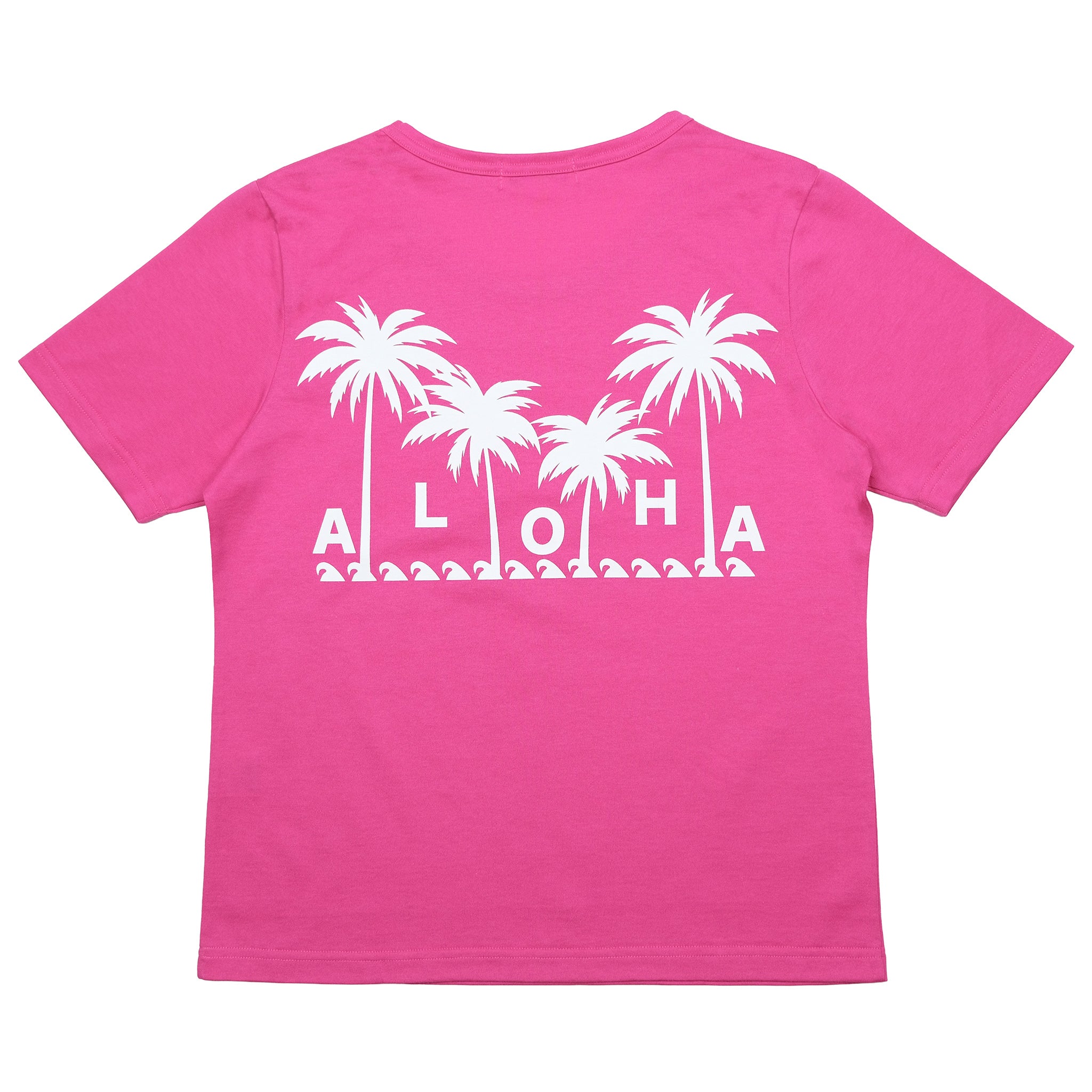 ナニプア 半袖Tシャツ ALOHA パームツリー
