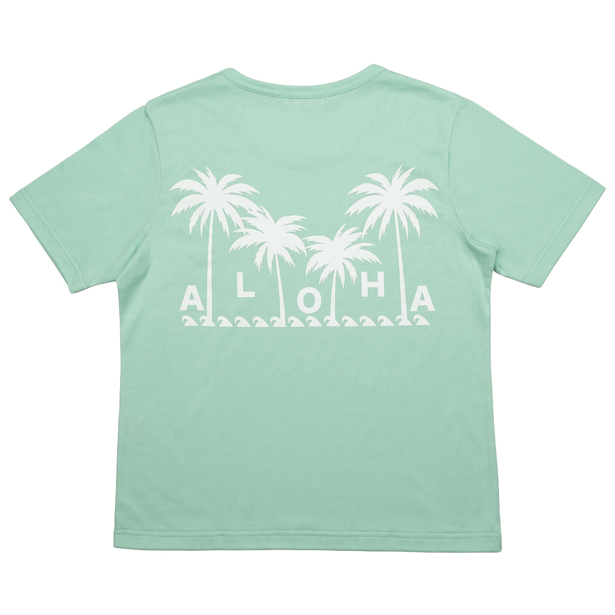 ナニプア 半袖Tシャツ ALOHA パームツリー