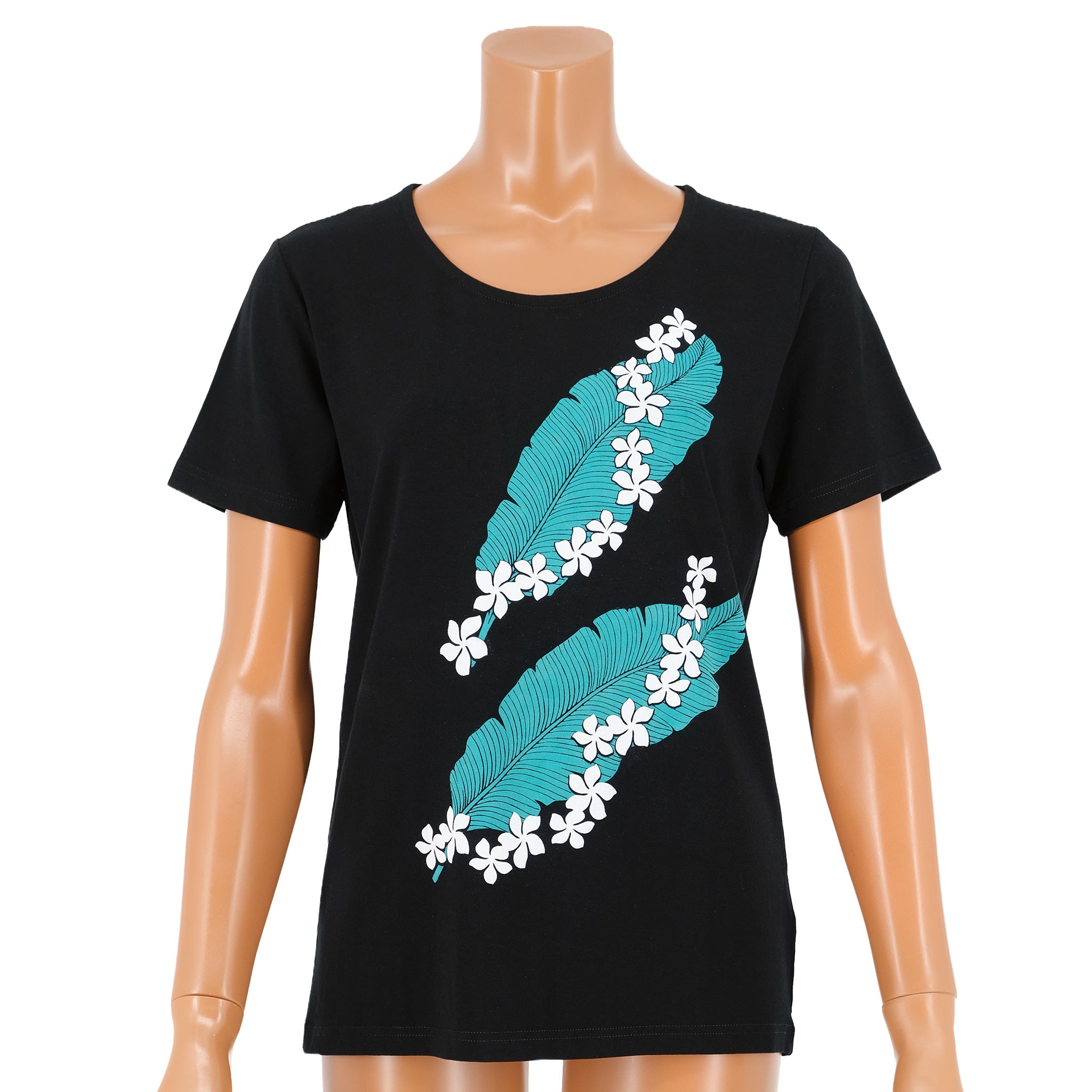 半袖Tシャツ バナナリーフ&プルメリア [TS-2310]