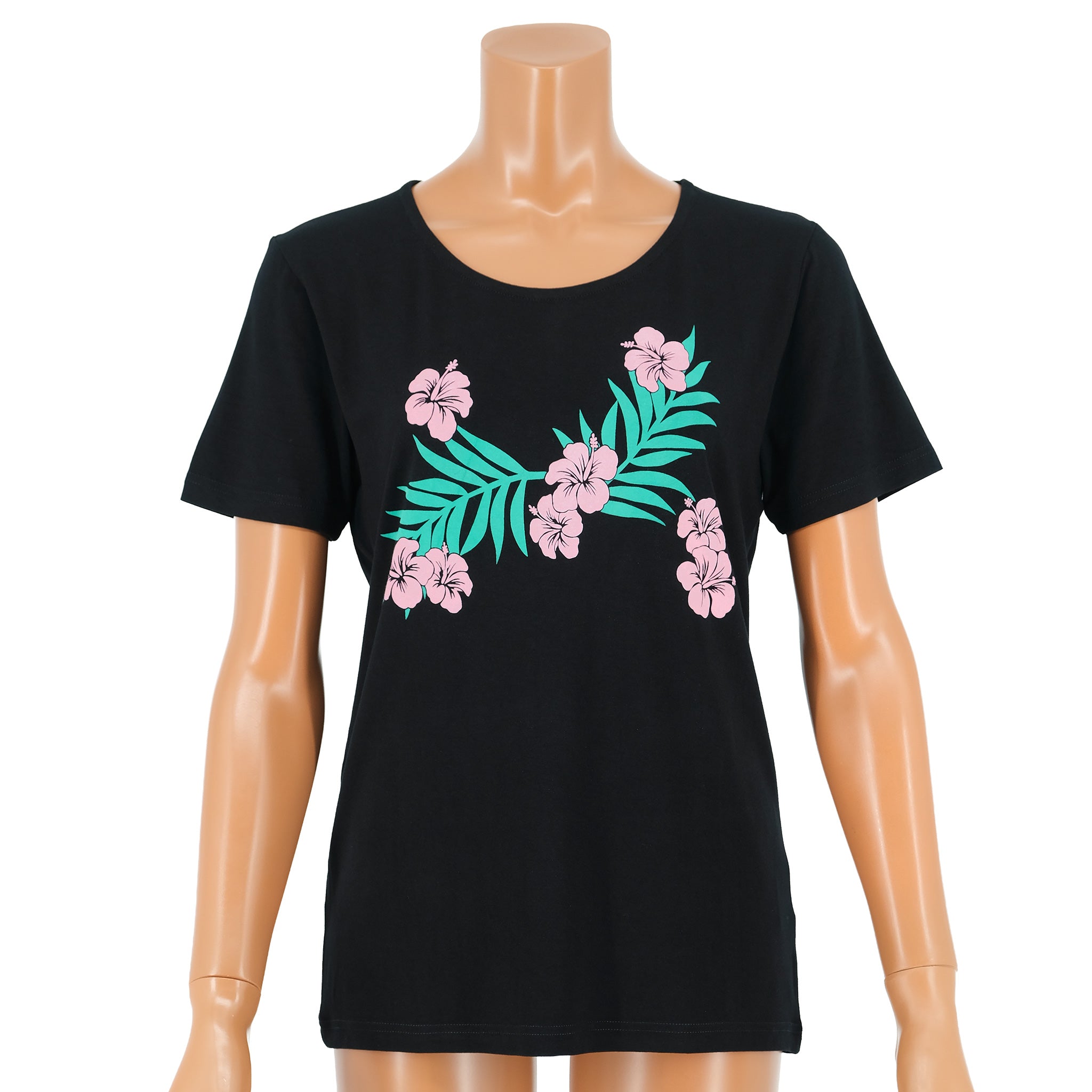 半袖Tシャツ ハイビスカス&パームリーフ [TS-2320]