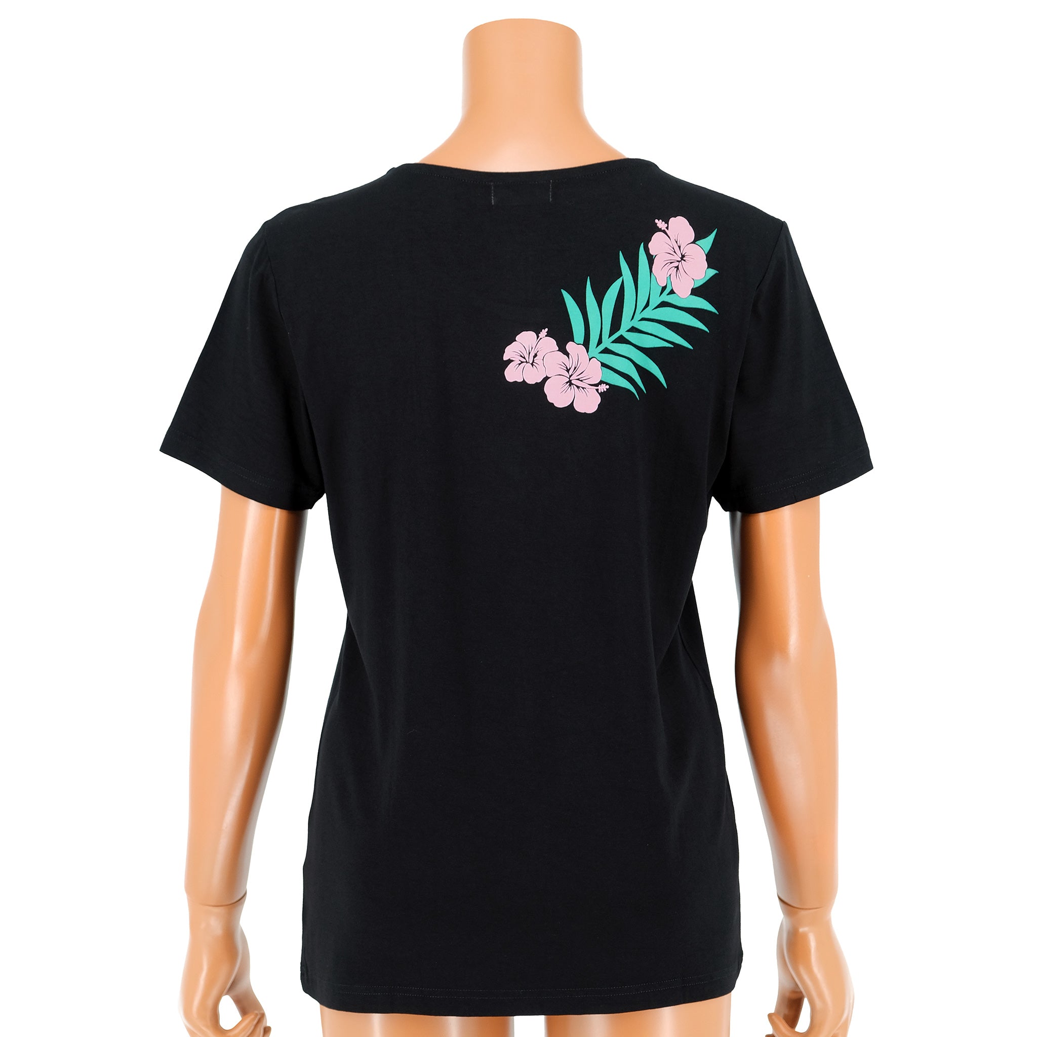 半袖Tシャツ ハイビスカス&パームリーフ [TS-2320]