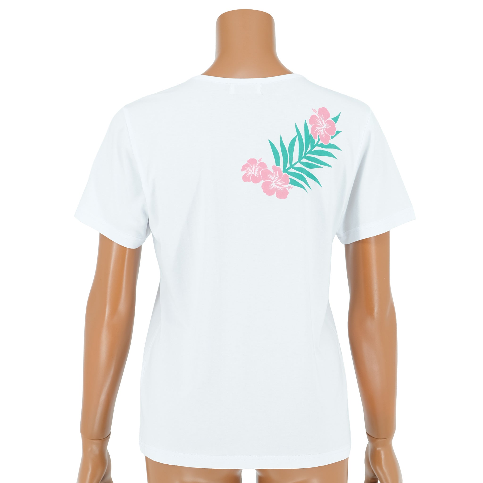 半袖Tシャツ ハイビスカス&パームリーフ [TS-2320]