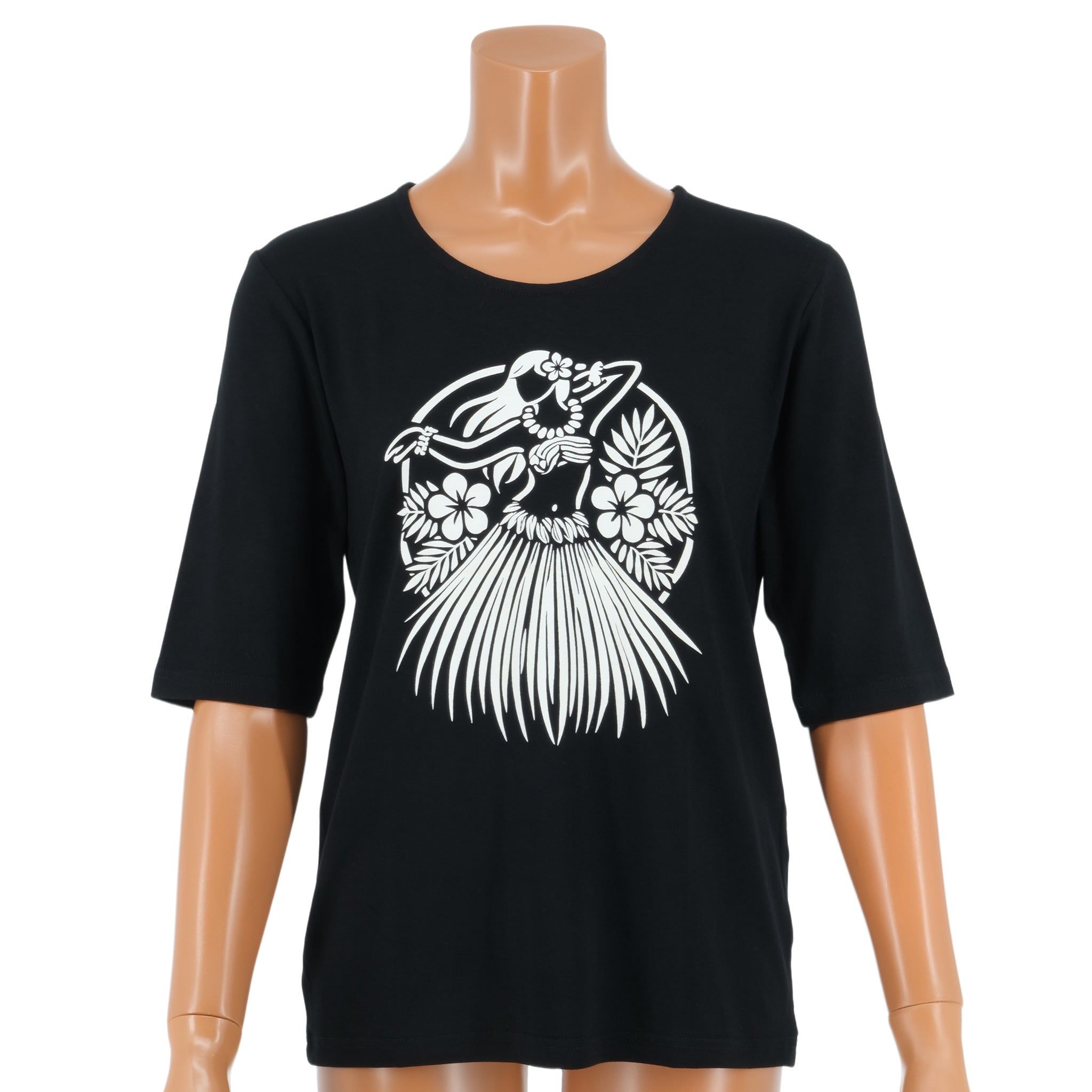 ナニプア 五分袖Tシャツ フラガール