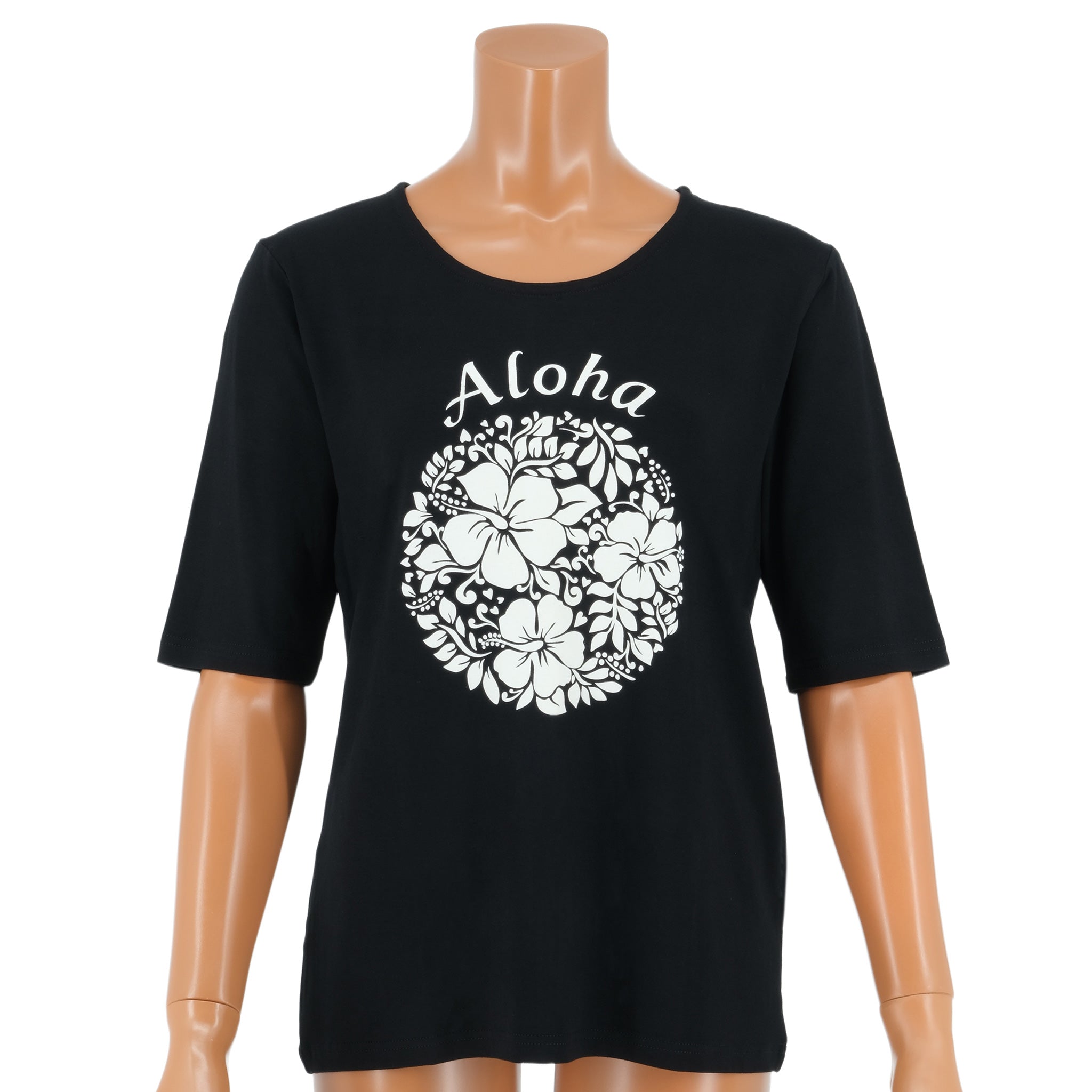 ナニプア 七分袖Tシャツ フラガール