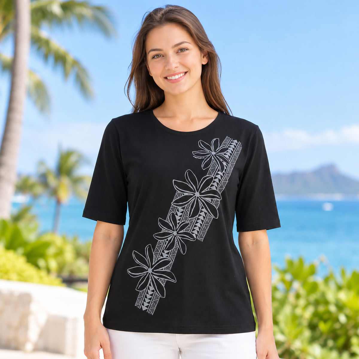 五分袖Tシャツ タパティアレ [TSH-2240]