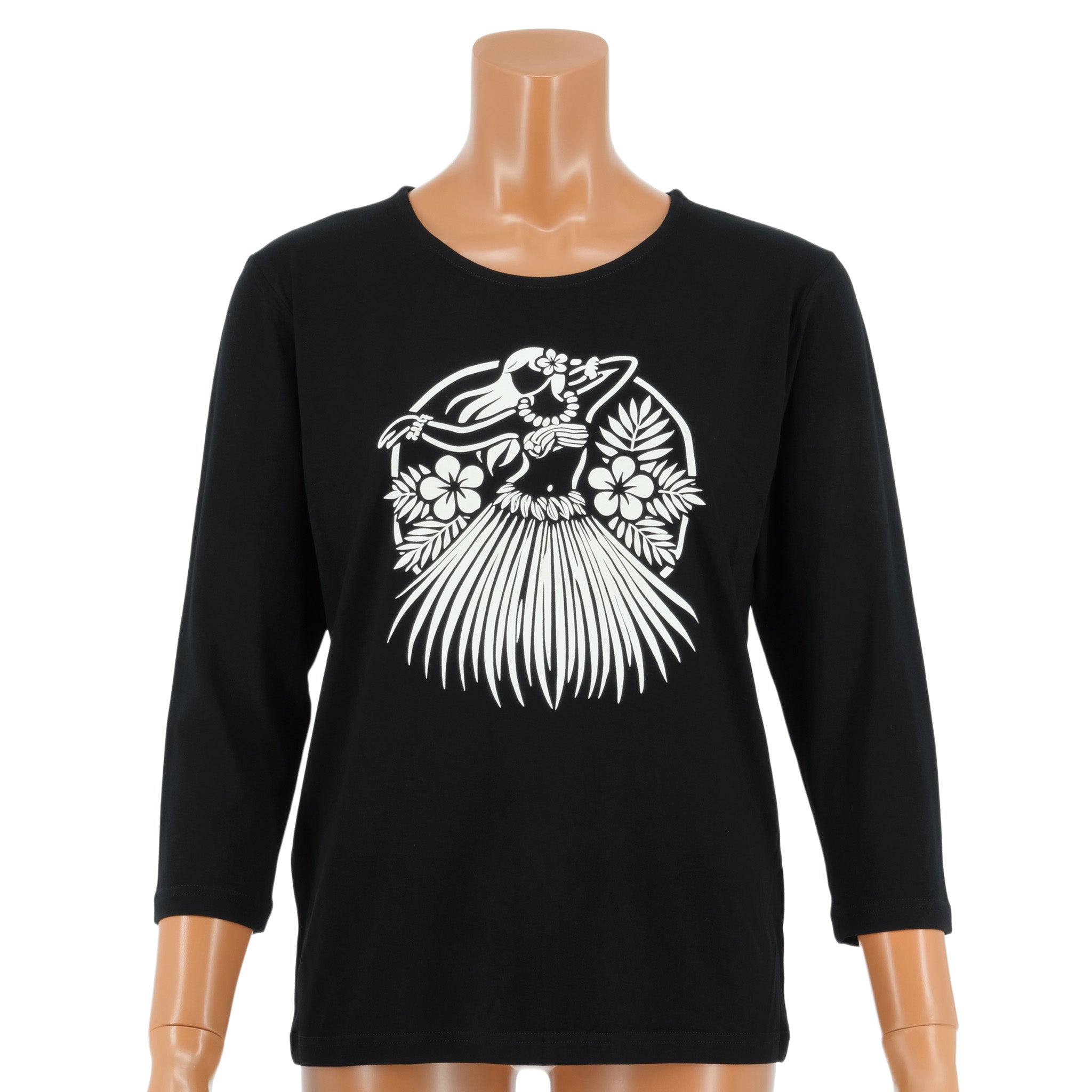 七分袖Tシャツ フラガール [TSL-2220]